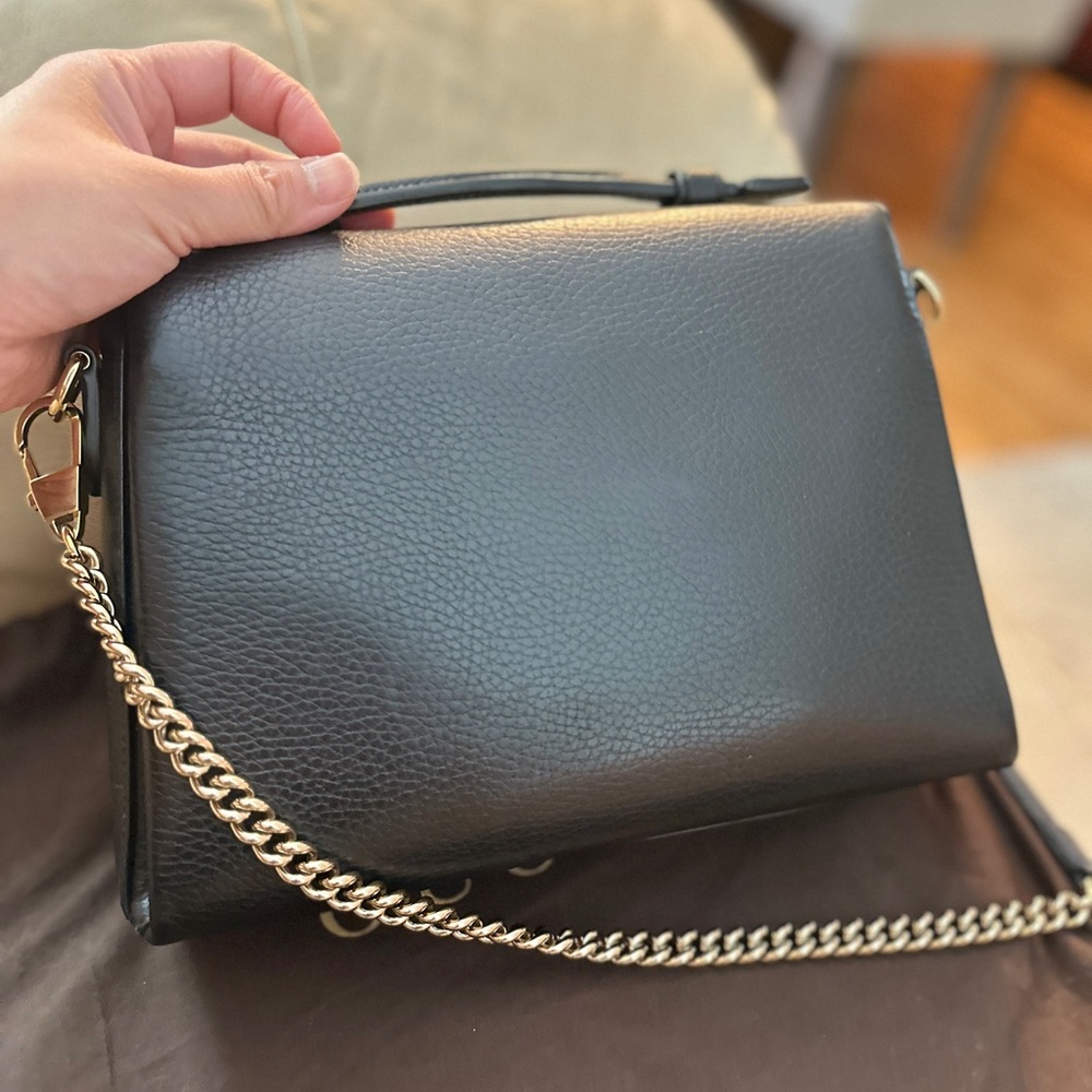 ❌SOLD❌Gucci Interlocking Flap Tote Bag with Chain Shoulder Bag - Picture 6 of 16
